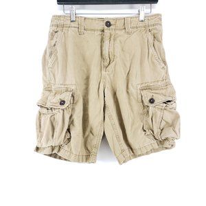 American Eagle Classic Cargo Shorts Men's Size 30 Tan